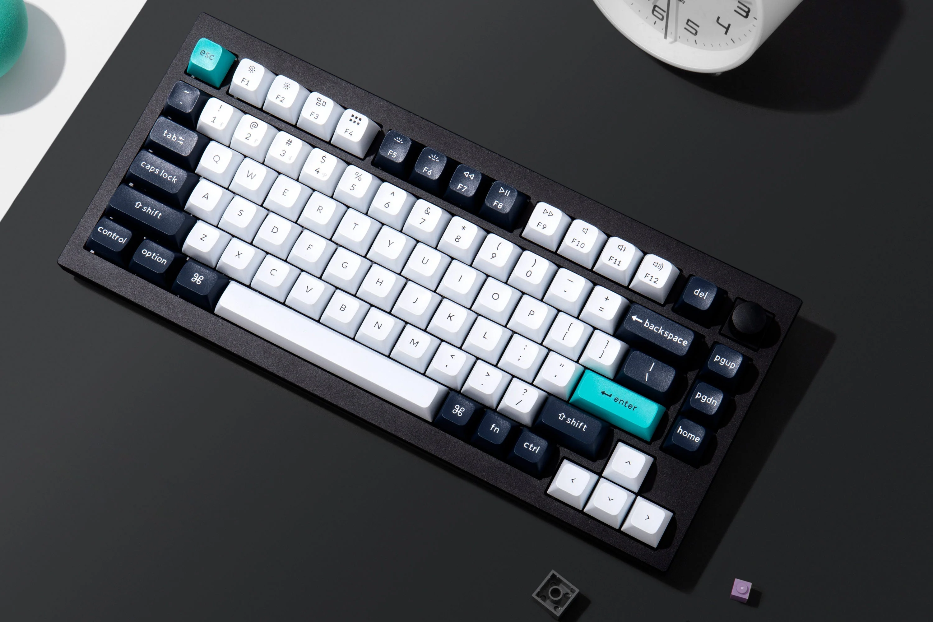 Keychron Q1 Max Q1M-M1-US 赤軸 Keychron Q1 Max QMK/VIA ワイヤレス カスタム メカニカル